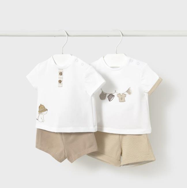 MAYORAL ERKEK BEBEK 4'LÜ ŞORT SET