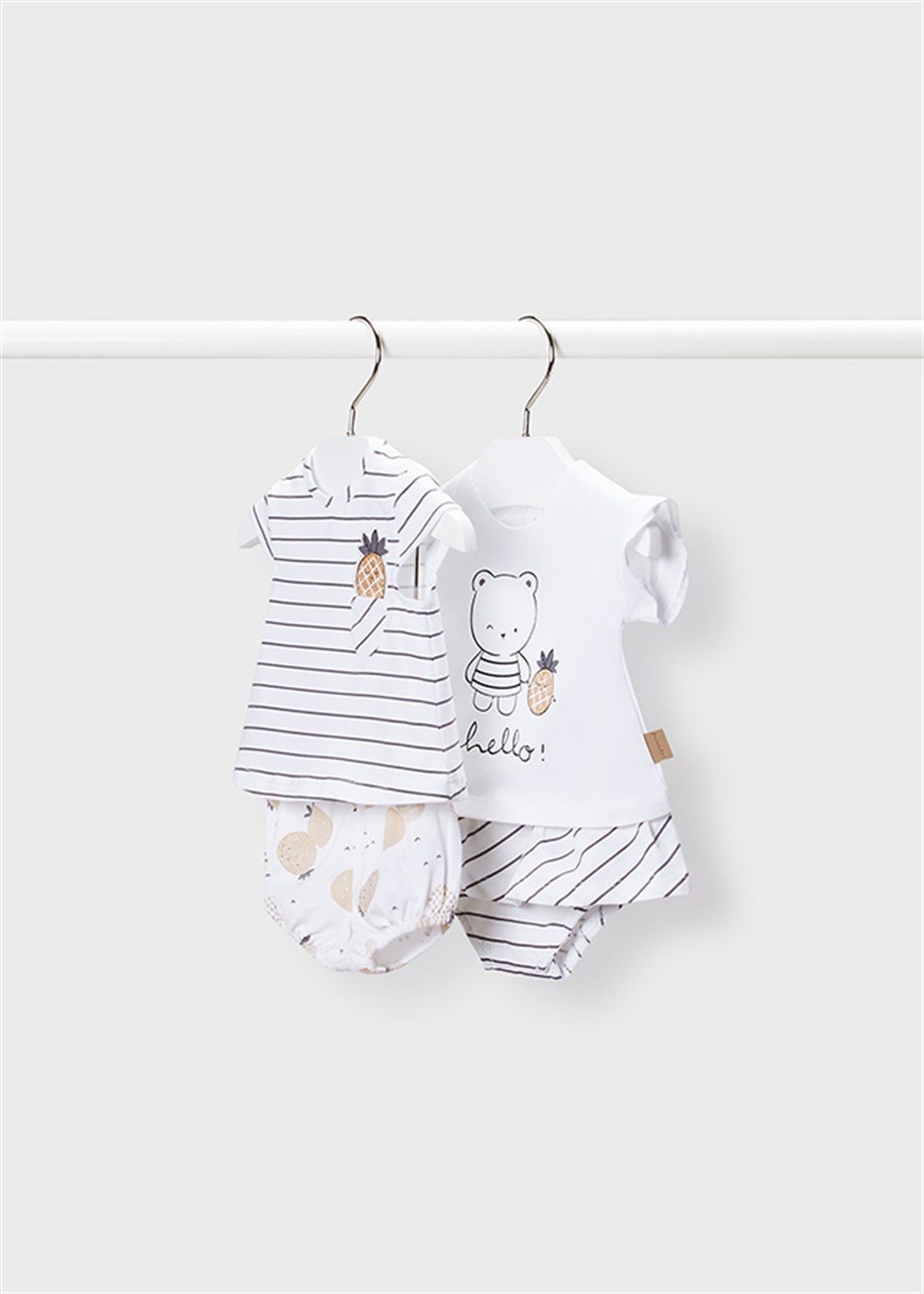 MAYORAL KIZ BEBEK 4 LÜ TİŞÖRT ŞORT