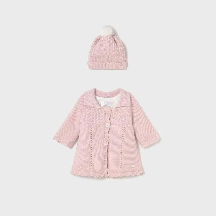 MAYORAL KIZ BEBEK ŞAPKALI CEKET