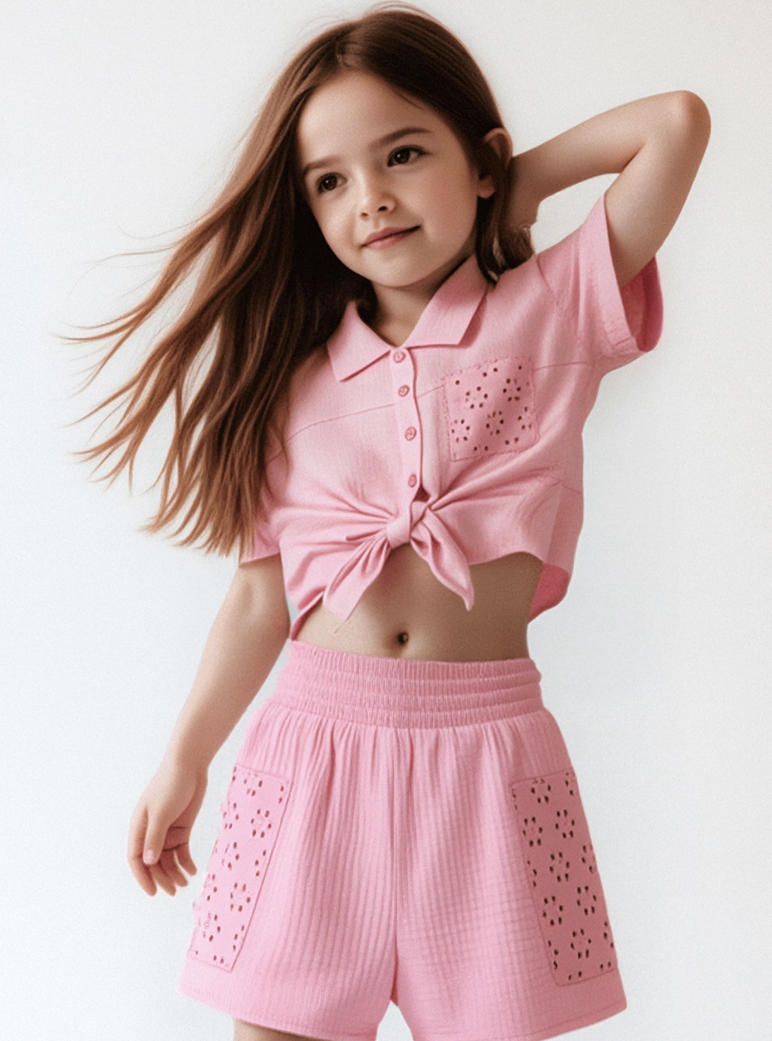 MAYORAL KIZ ÇOCUK 2'Lİ ŞORT SET