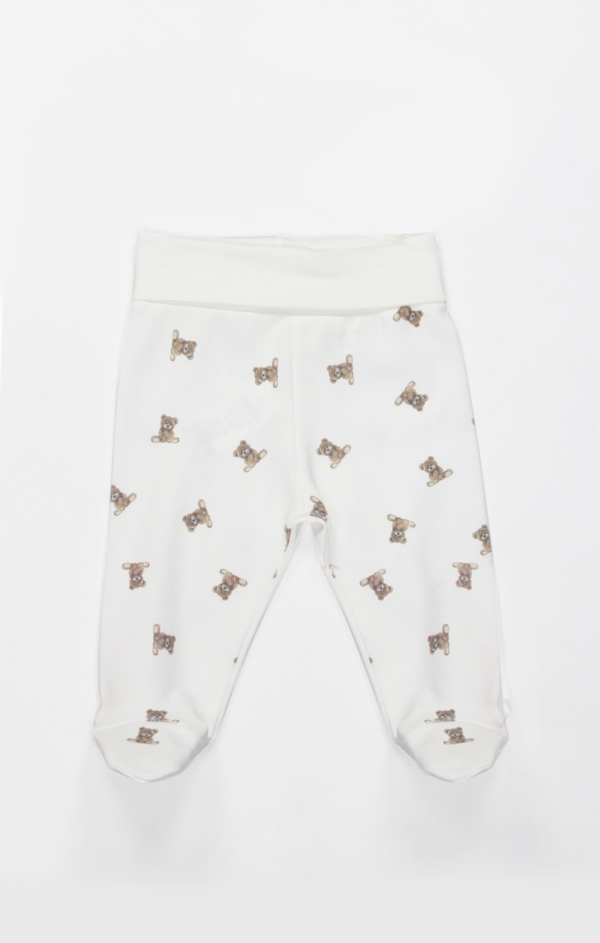 Tek Alt & PantolonBistyleBistyle %100 Organik Pamuk Bebek Patikli Pantolon Yenidoğan / So Bear Kız Erkek Unisex Bebek