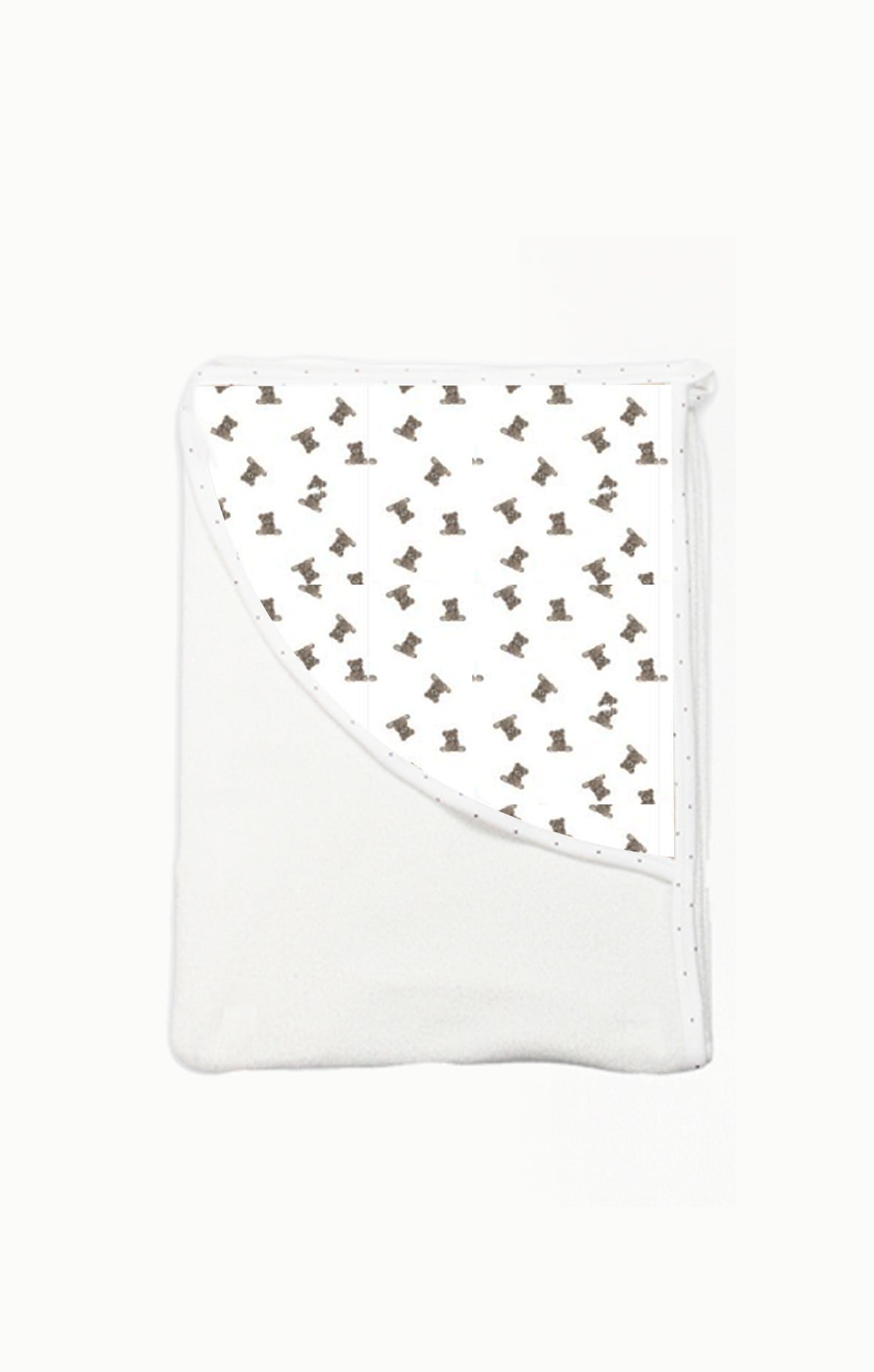 HAVLU & BORNOZBistyleBistyle %100 Organik Pamuk Bebek Banyo Havlusu Yenidoğan / So Bear Kız Erkek Unisex Bebek 85x90 cm