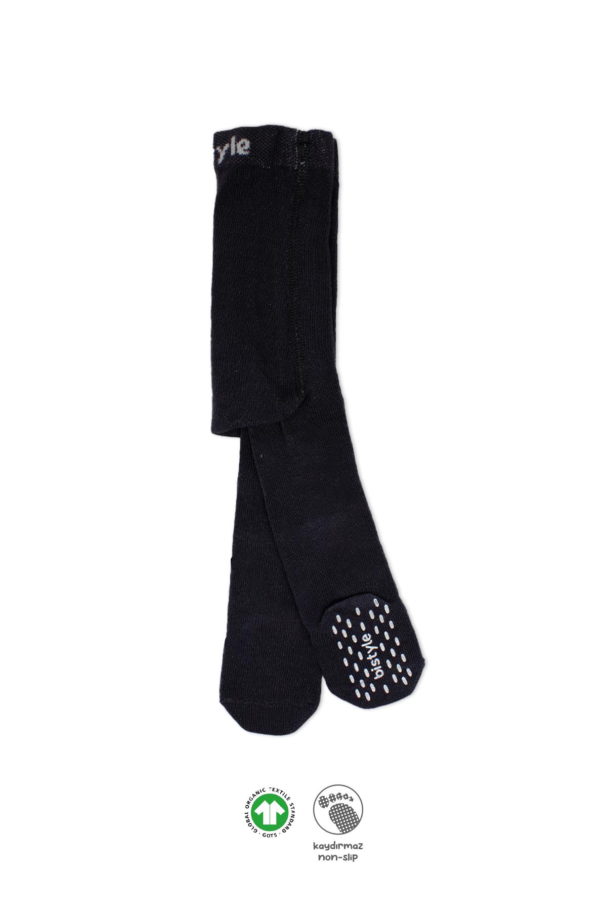 Külotlu ÇorapBistyleBistyle Organik Kız Erkek Bebek Çocuk Penye Külotlu Çorap Kaymaz Basic