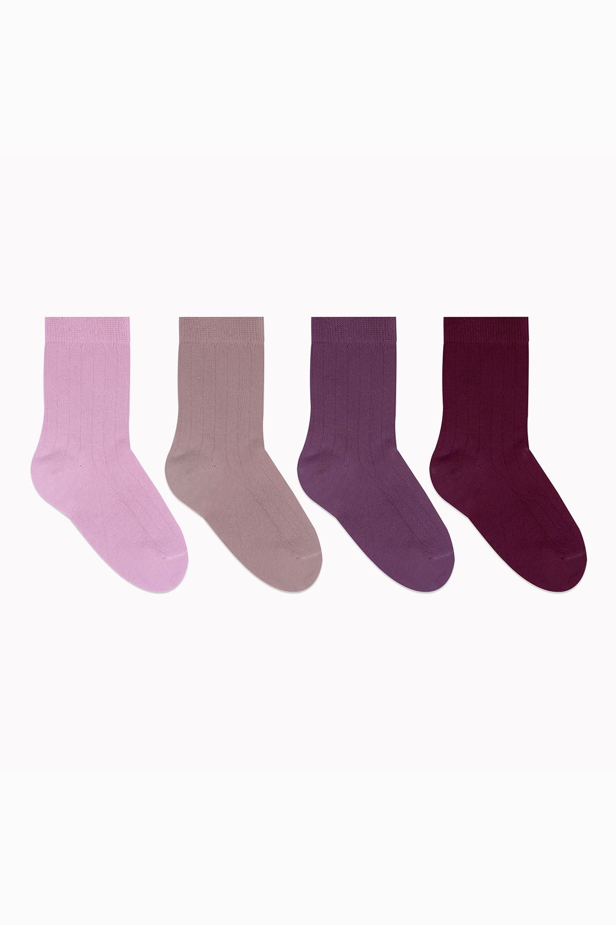 Bistil Bistyle Organik Kız Erkek Bebek Çocuk Basic Uzun Soket ÇorapSoket ÇorapBistyleBistyle 4 Çift Organik Pamuk Bebek Çorap Penye Soket Kız Erkek Çocuk (Pembe)