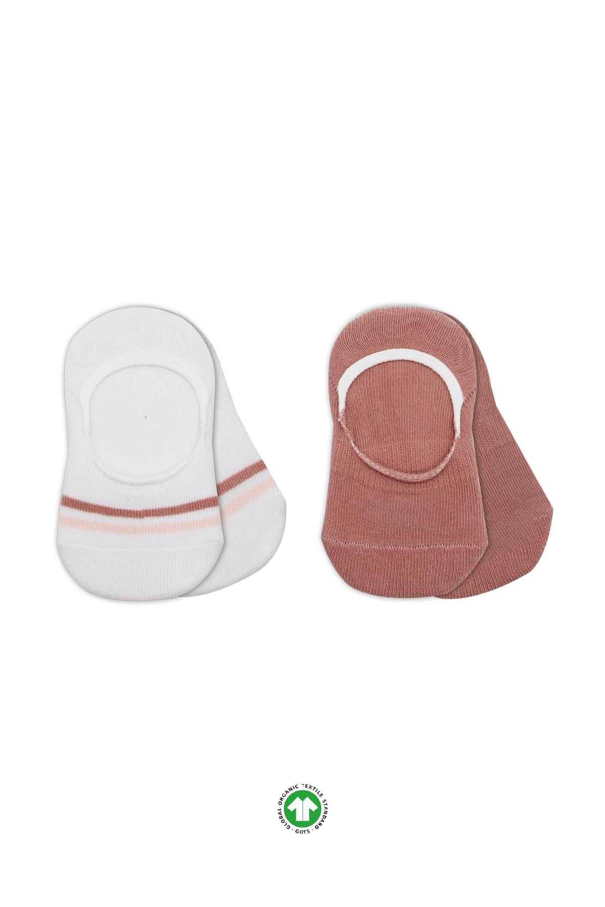 Babet ÇorapBistyleBistyle Organik Kız Erkek Bebek Çocuk 2li Babet Çemberli