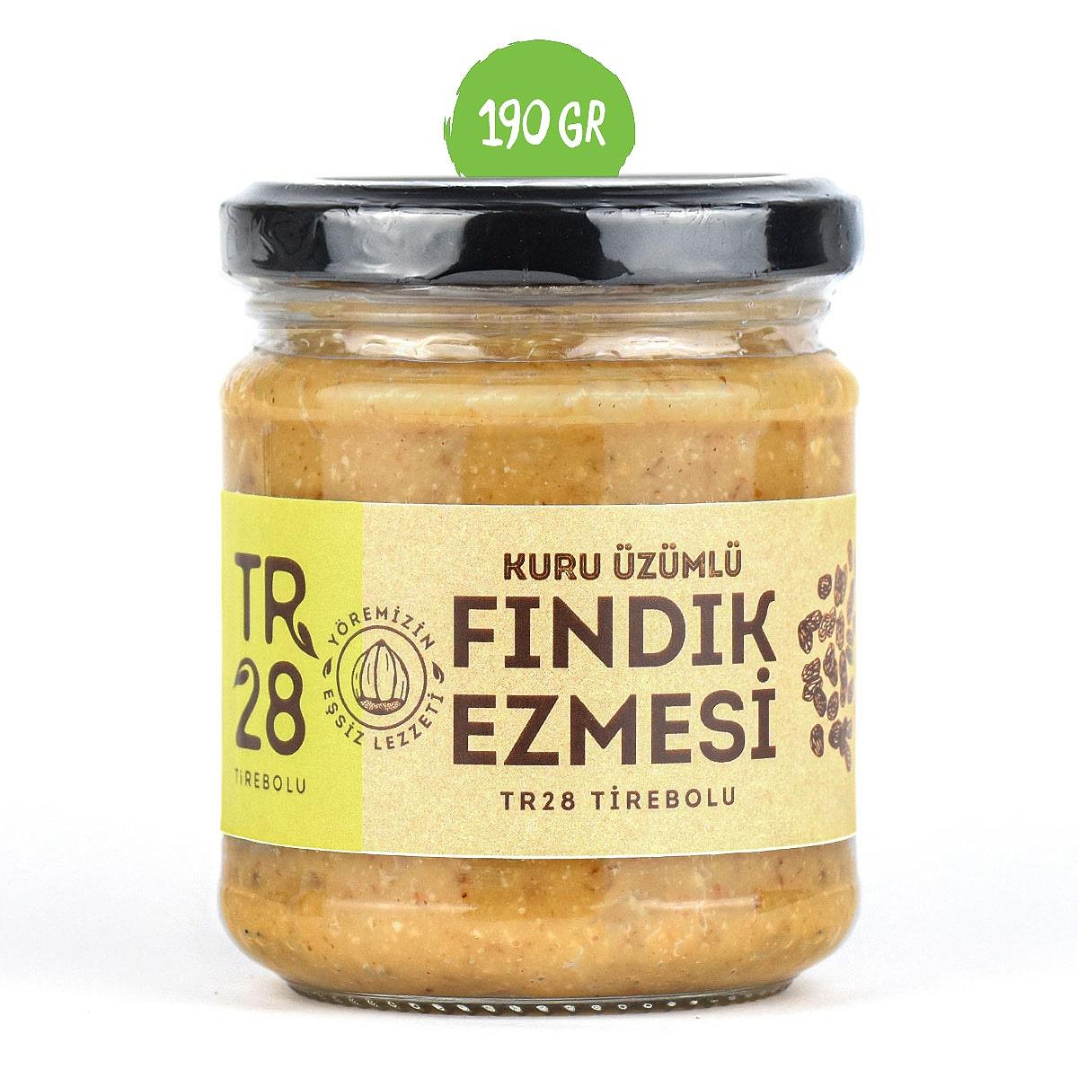 Kuru Üzümlü Fındık Ezmesi (190 gr)
