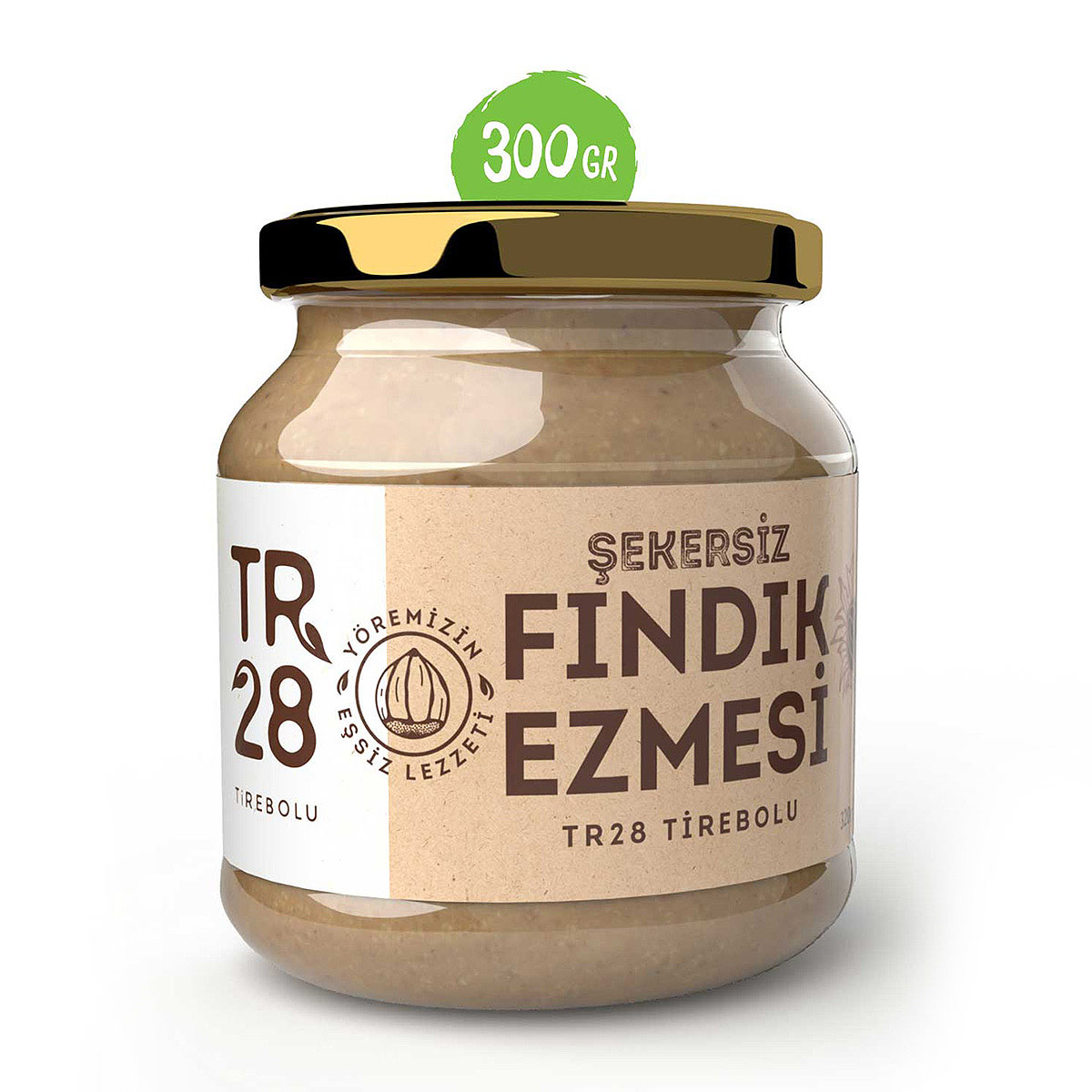 Şekersiz Fındık Ezmesi (300 gr)