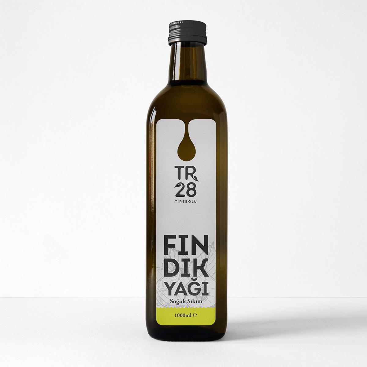 Fındık Yağı - Soğuk Sıkım (1000ml)