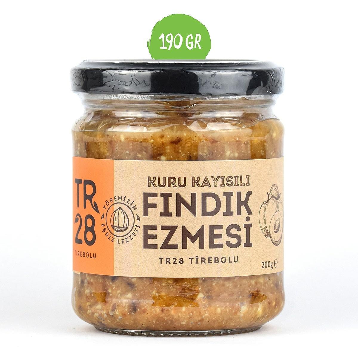 Kuru Kayısılı Fındık Ezmesi (190 gr)
