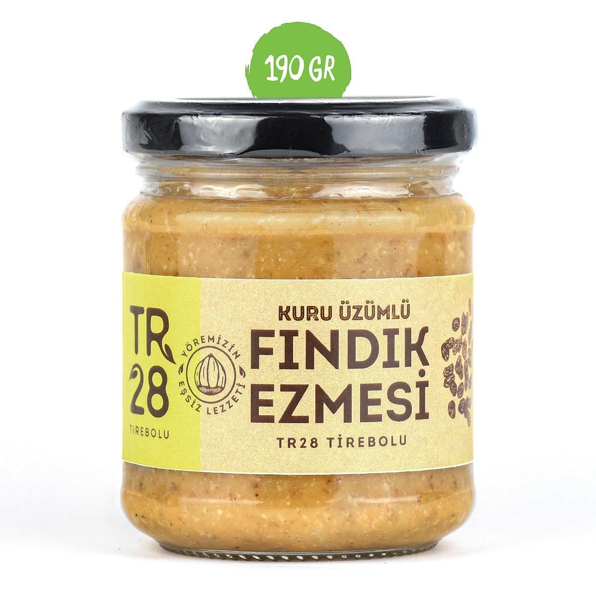 Kuru Üzümlü Fındık Ezmesi (190 gr)