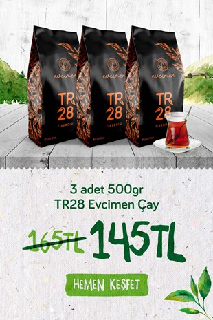 3 x TR28 Tirebolu Çayı (Evcimen) 500 gr