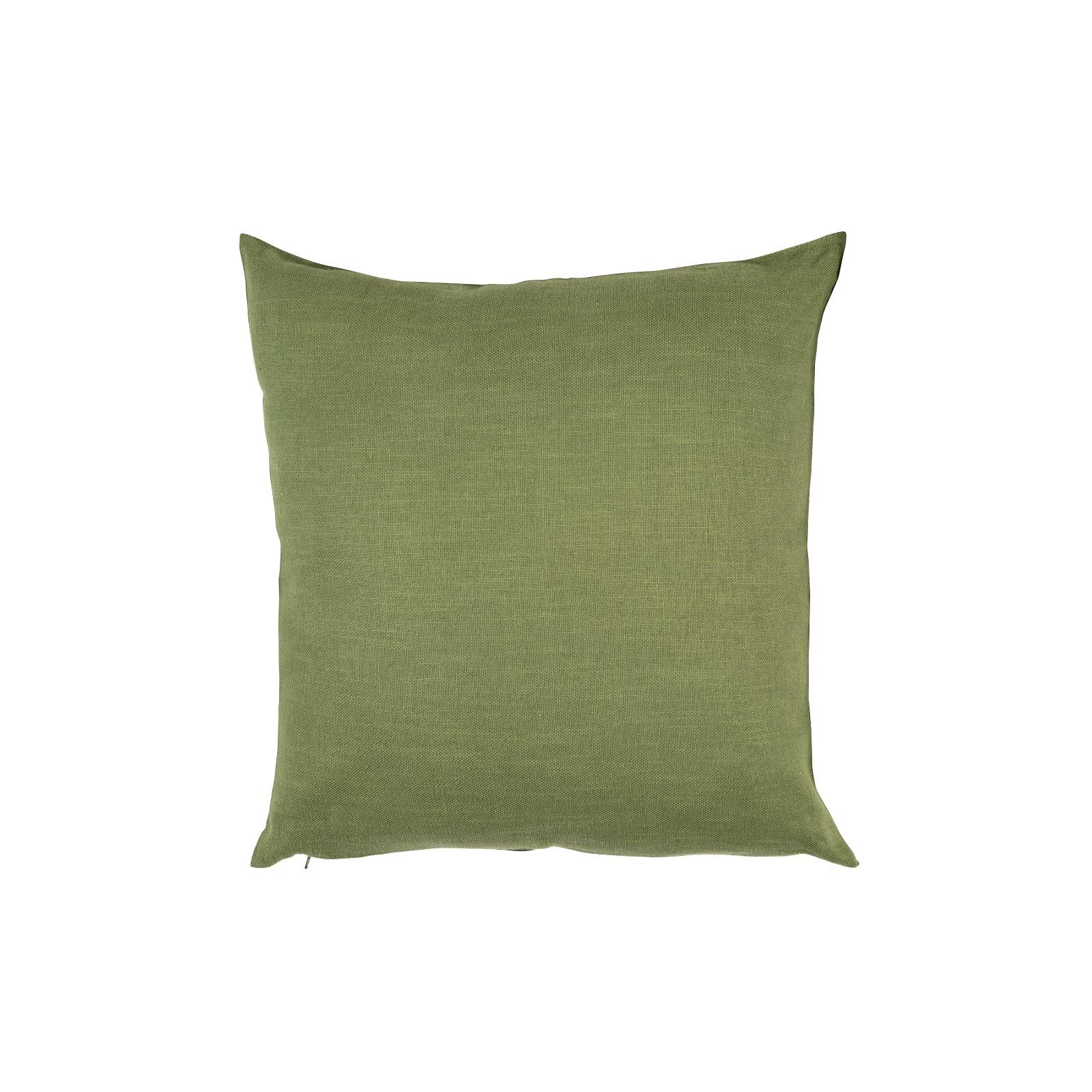Yılbaşı Çimen Yeşil 50*50 cm Kare Kırlent Kılıfı