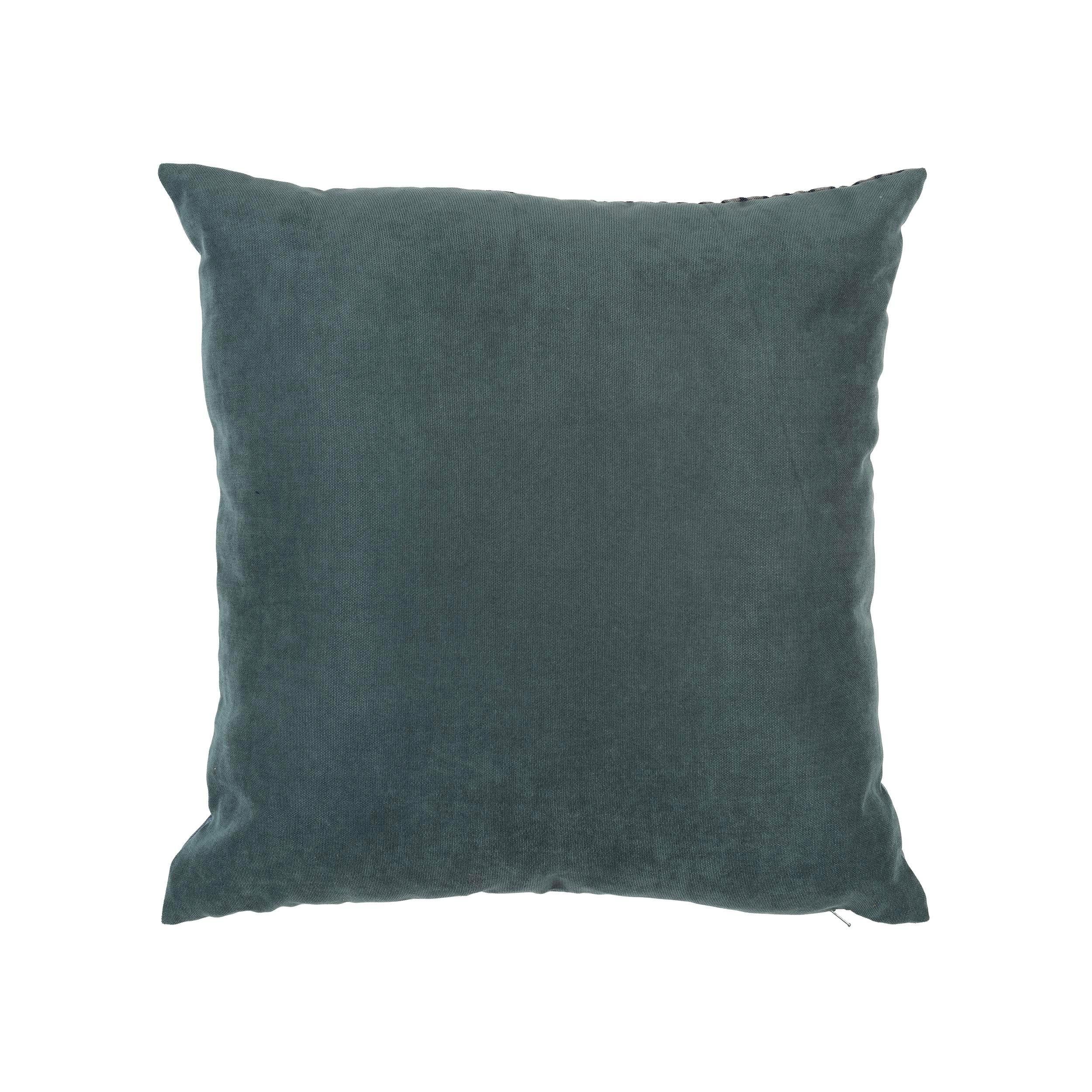 Blues Geometrik Lacivert 50x50 cm Kare Kırlent Kılıfı