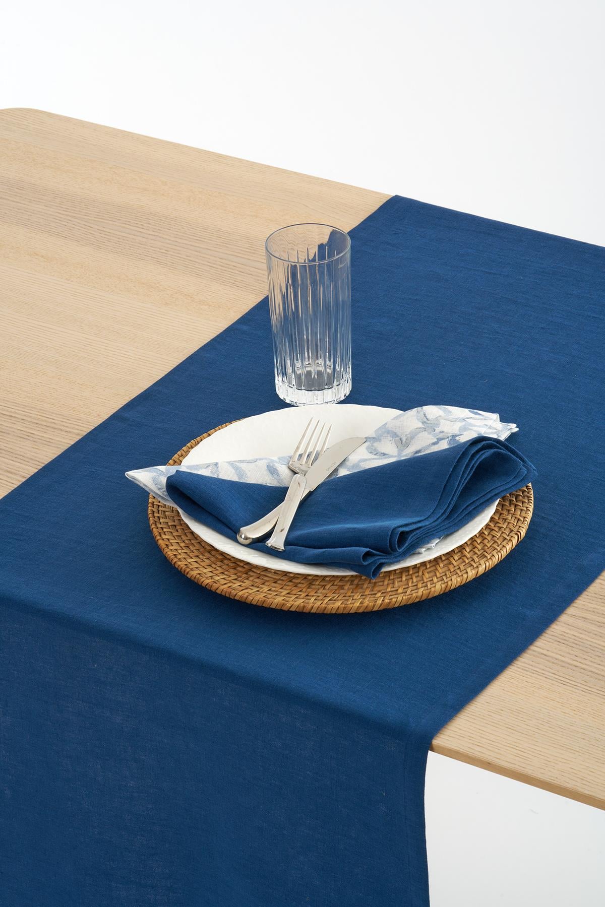 Sarı Keten Masa Bandı 