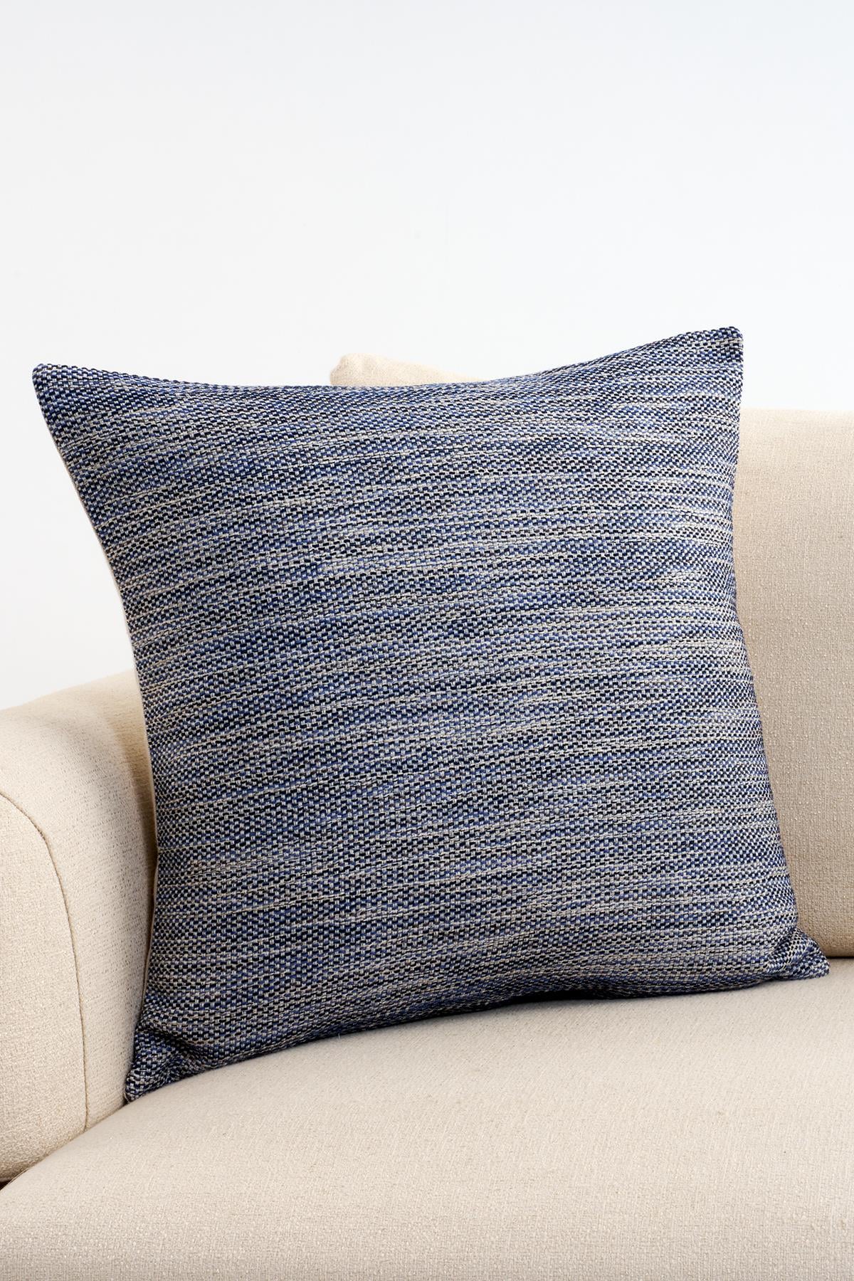 Marine Çift Taraflı Lacivert / Bej Kırlent Kılıfı