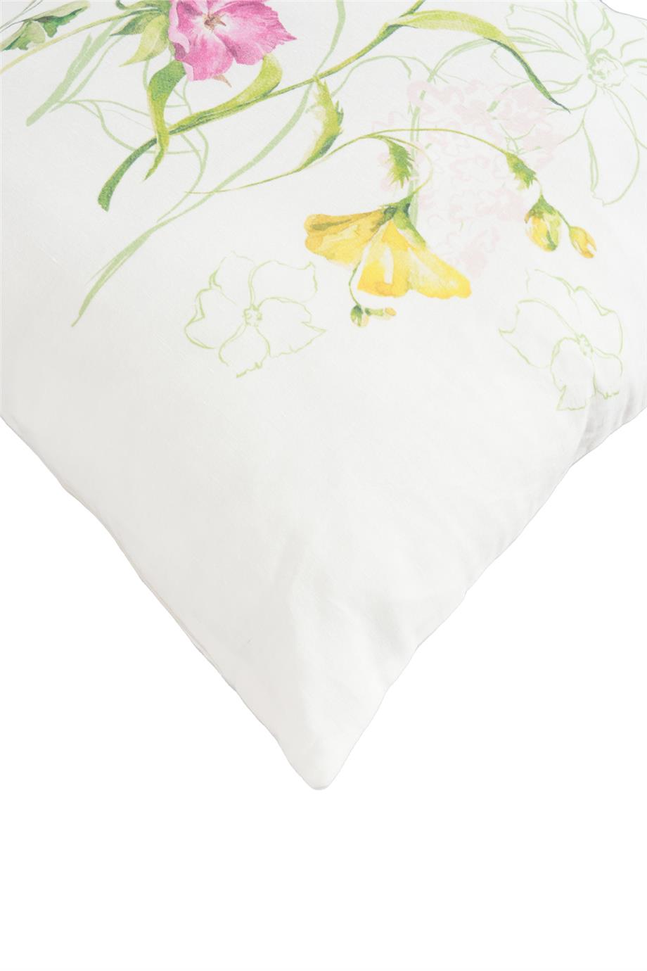 Multi Flower Çiçek Desenli Renkli Kırlent