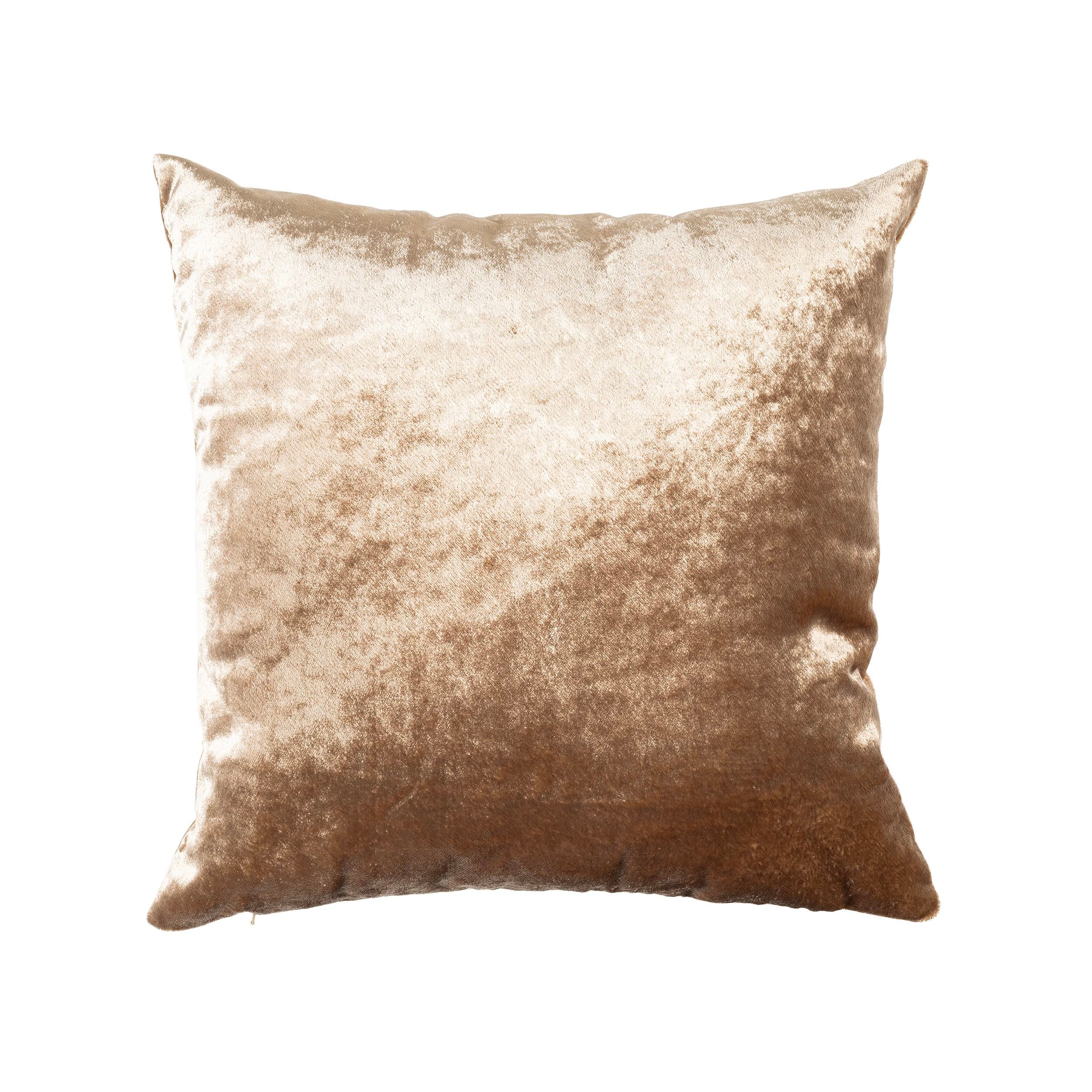 Parlak 43x43 cm Kırlent Kılıfı Vizon