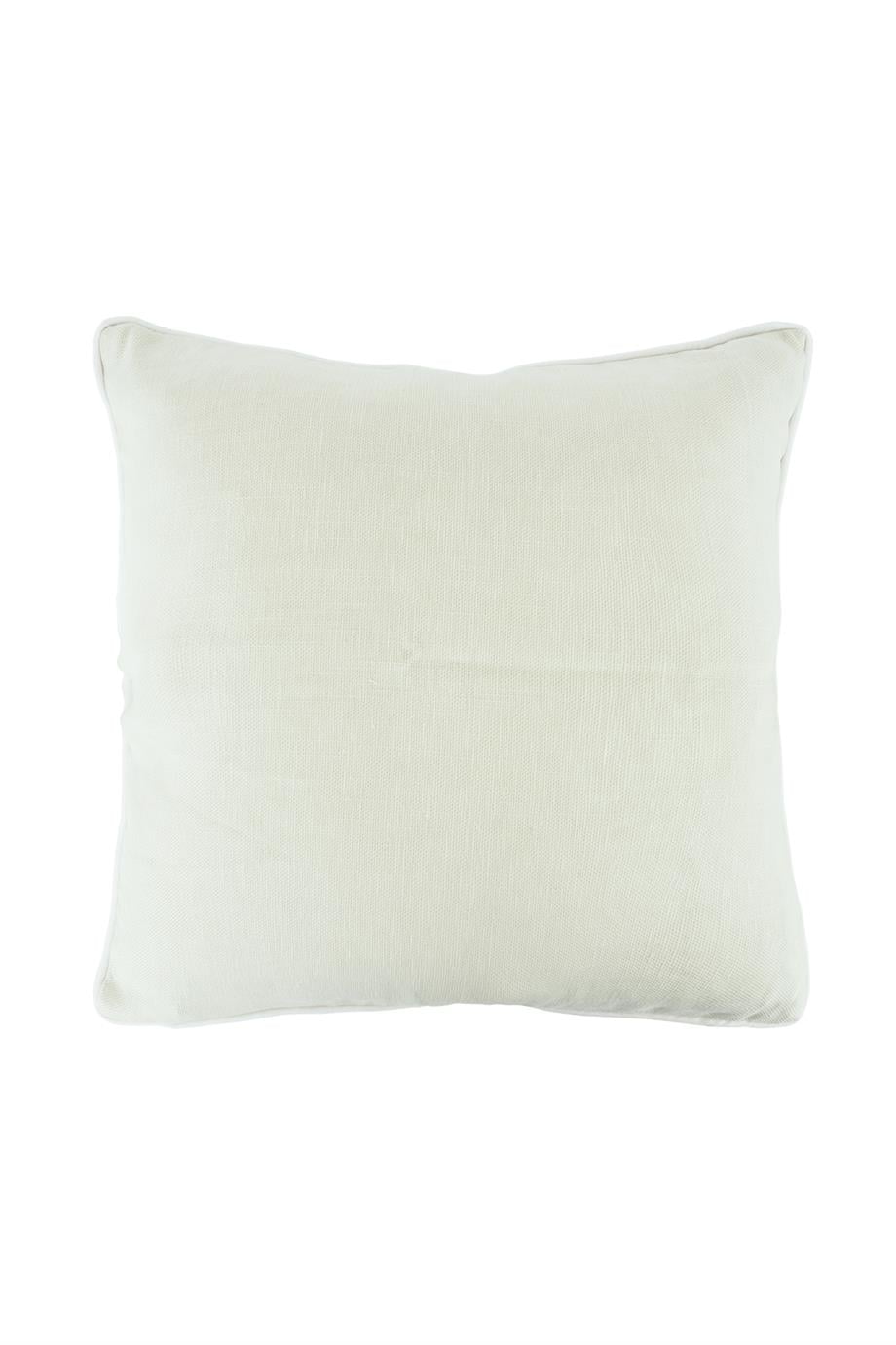 Romantic Floral Sarı Kırlent Kılıfı