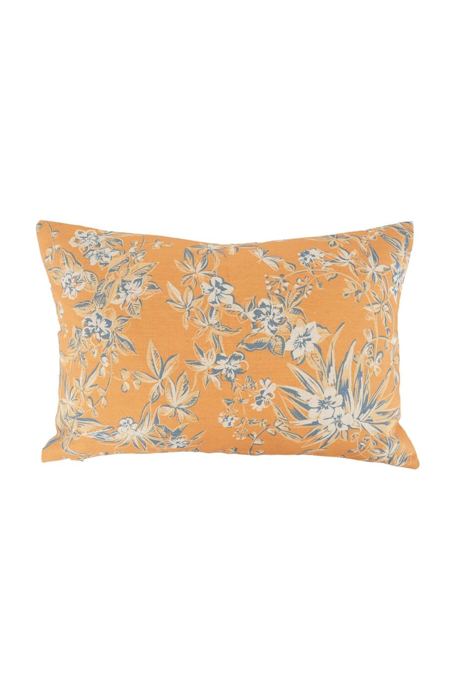 Global Etnik Turuncu Kırlent Kılıfı