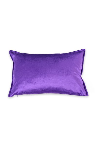 Warm Winter Mor Kadife Kulaklı 35x55 cm Dikdörtgen Kırlent Kılıfı