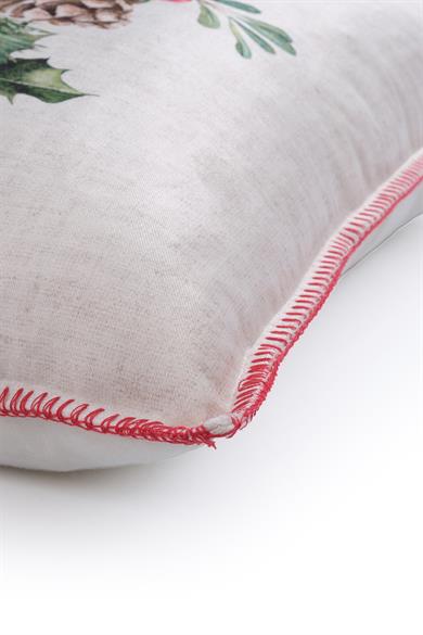 Yılbaşı Çoban Dikişli Kırlent Kılıfı