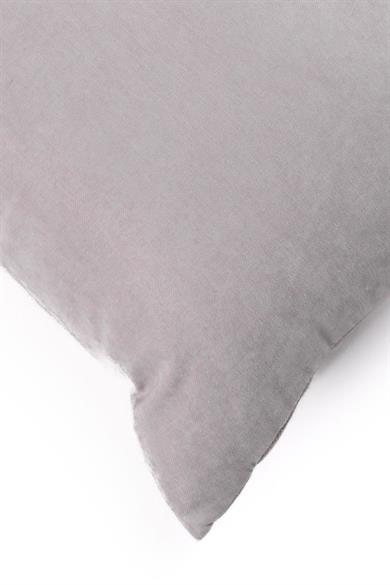 Stone Düz Gri 40*40 cm Kare Kırlent Kılıfı