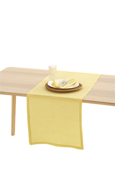 Sarı Keten Masa Bandı 