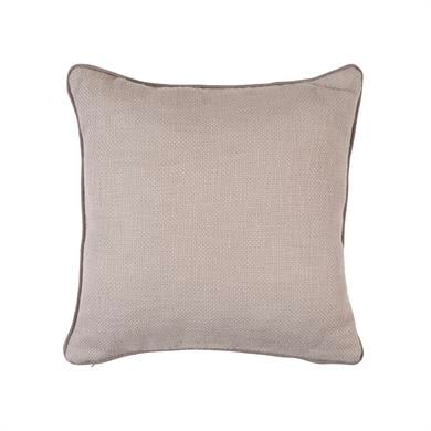 Stone Gri Kordonlu Dokuma 50x50 cm Kare Kırlent Kılıfı