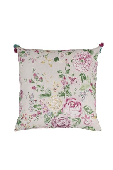 Multi Flower Hana Renkli 50x50 Cm Kırlent Kılıfı