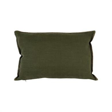 Yılbaşı Koyu Yeşil Çoban Dikişli 35x50 cm Kırlent Kılıfı Koyu Yeşil 