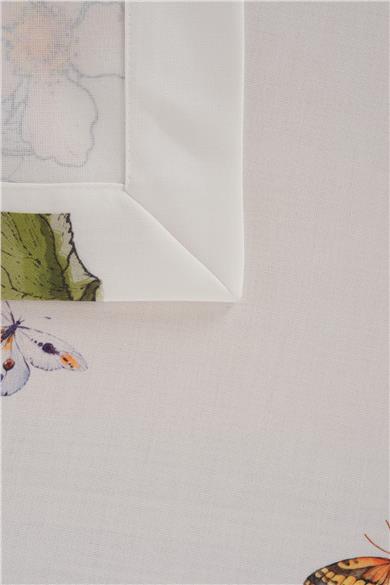 Multi Flower Çiçek Desenli Renkli Masa Örtüsü