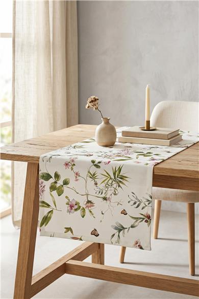 Multi Flower Çiçek Detaylı Renkli Masa Bandı