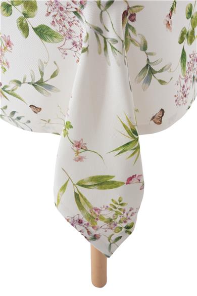 Multi Flower Çiçek Detaylı Renkli Masa Örtüsü