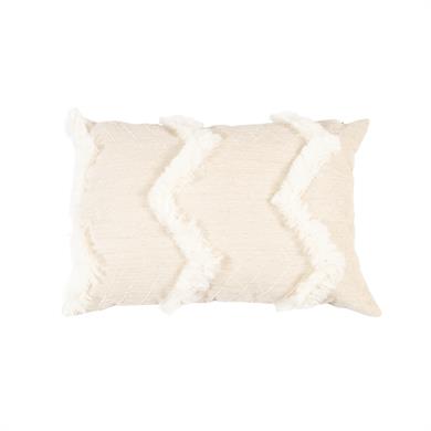 Warm Winter Peluş Detaylı 30x50 cm Dikdörtgen Kırlent Kılıfı