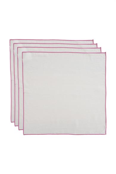 Pembe Biyeli Peçete 