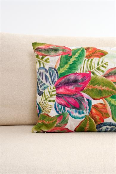 Multi Flower Renkli Kırlent Kılıfı