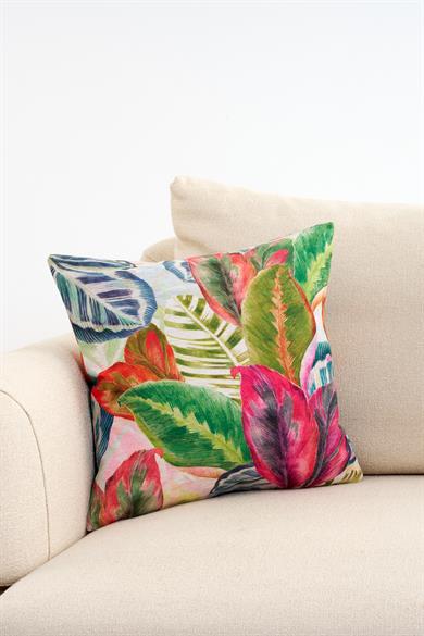 Multi Flower Renkli Kırlent Kılıfı