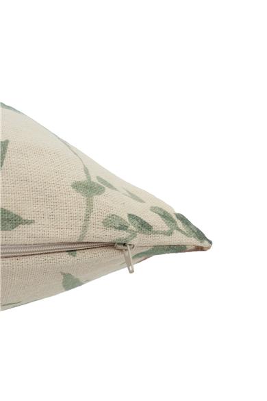 Romantic Floral Bej Kırlent Kılıfı