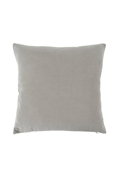 Stone Açık Gri Kendinden Dokulu 45x45 cm Kare Kırlent Kılıfı