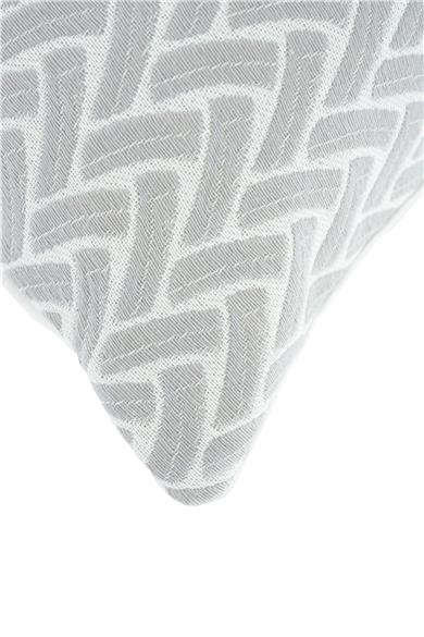 Coral Marine Gri Kırlent Kılıfı