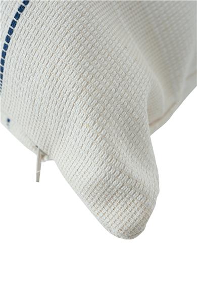 Marine Krem / Lacivert Kırlent Kılıfı