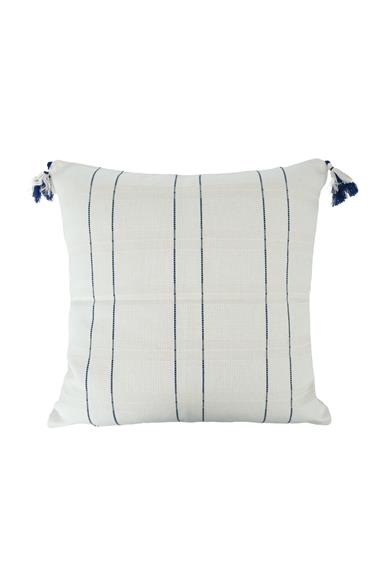 Marine Krem / Lacivert Kırlent Kılıfı