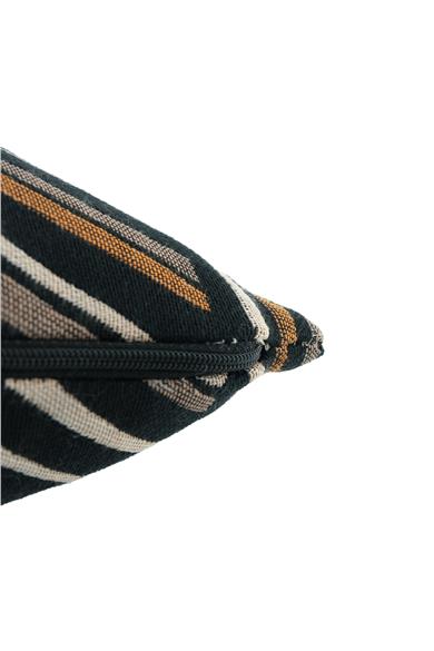 Global Etnik Siyah Kırlent Kılıfı