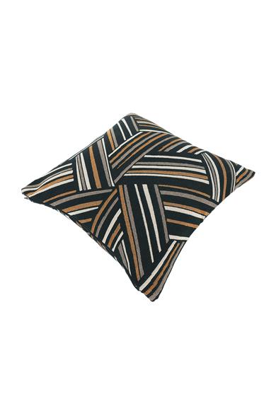 Global Etnik Siyah Kırlent Kılıfı