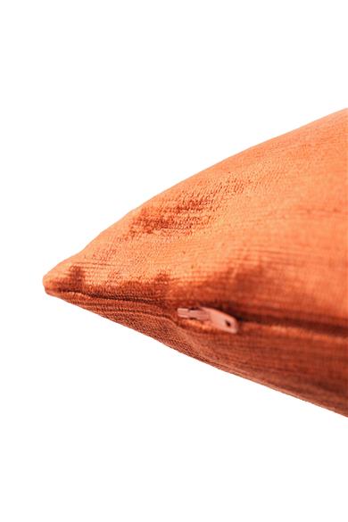 Warm Winter Turuncu Kadife Kırlent Kılıfı