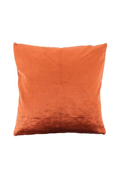 Warm Winter Turuncu Kadife Kırlent Kılıfı