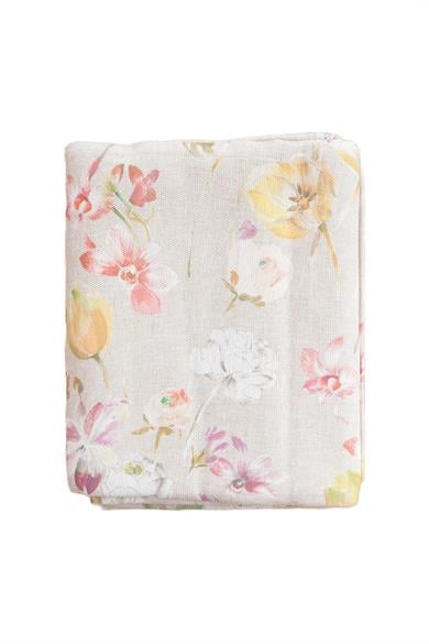 Sarı Çiçek Detaylı Masa Örtüsü