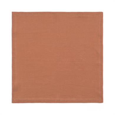 Terekota Rengi Keten 45x45 4 lü Peçete Seti