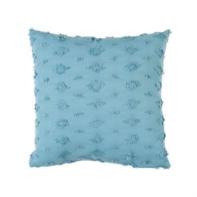 Aqua Marine Turkuaz Kesmeli 45*45 cm Kare Kırlent Kılıfı