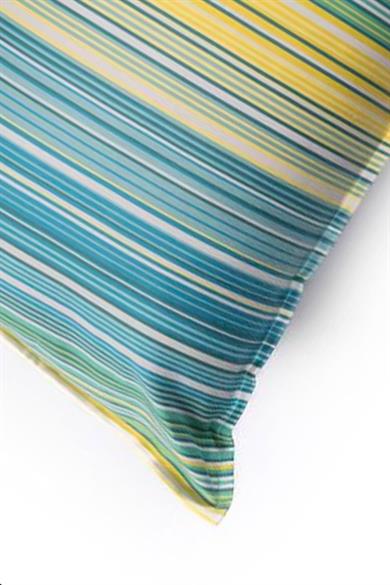 Aqua Marine Üç Renkli 35x55 cm Dikdörtgen Kırlent Kılıfı